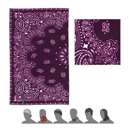 SENSOR TUBE ORNAMENT šátek multifunkční fialová