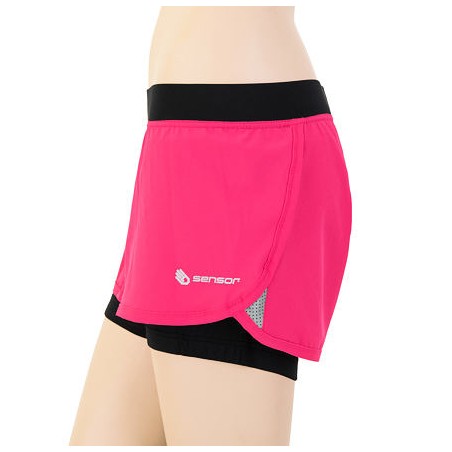 SENSOR TRAIL dámské šortky růžová/černá 
