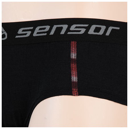 SENSOR MERINO AIR dámské kalhotky černá 