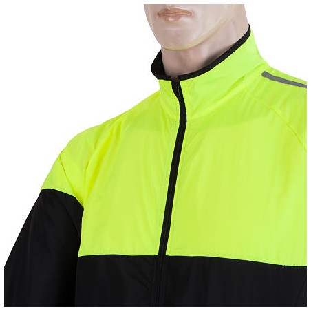 SENSOR NEON pánská bunda černá/reflex žlutá 
