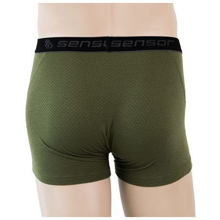 SENSOR MERINO DF pánské trenky safari green 