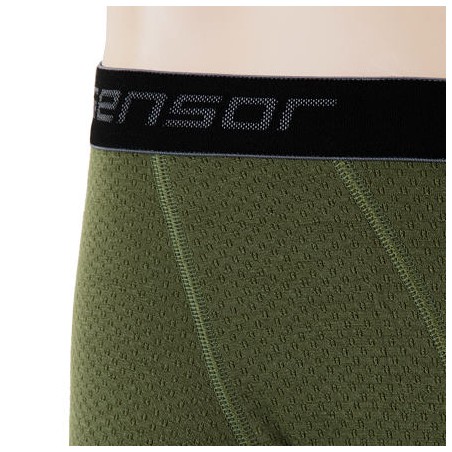 SENSOR MERINO DF pánské trenky safari green 