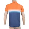 SENSOR CYKLO SUMMER STRIPE pánský dres kr.rukáv modrá/oranžová 