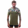 SENSOR MERINO IMPRESS pánské triko kr.rukáv safari/camo 