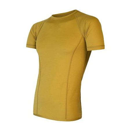 SENSOR MERINO AIR pánské triko kr.rukáv mustard 