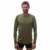 SENSOR MERINO ACTIVE PT TRACK pánské triko dl.rukáv safari green 