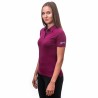 SENSOR MERINO ACTIVE POLO dámské triko kr.rukáv lilla 