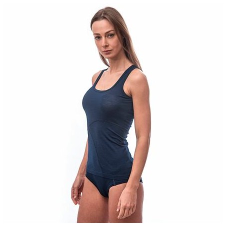 SENSOR MERINO ACTIVE dámský nátělník deep blue 