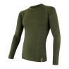 SENSOR MERINO DF pánské triko dl.rukáv safari green 