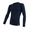 SENSOR MERINO DF pánské triko dl.rukáv deep blue 