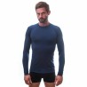 SENSOR MERINO DF pánské triko dl.rukáv deep blue 