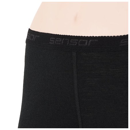 SENSOR MERINO ACTIVE dámské spodky černá 