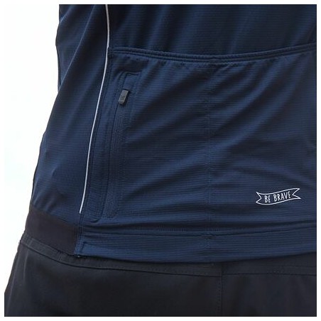 SENSOR COOLMAX RACE pánský dres kr.rukáv celozip deep blue 