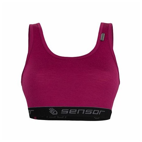 SENSOR MERINO ACTIVE dámská podprsenka lilla 