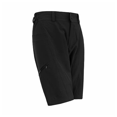 SENSOR HELIUM dámské kalhoty s cyklovložkou krátké volné true black 