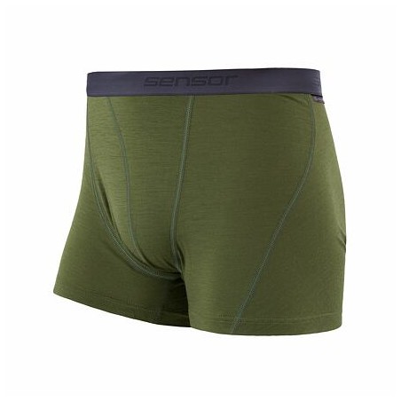 SENSOR MERINO ACTIVE pánské trenky safari green 