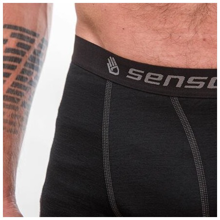 SENSOR MERINO ACTIVE 3-PACK pánské trenky černá/červená/modrá 