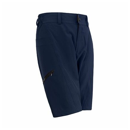 SENSOR HELIUM dámské kalhoty s cyklovložkou krátké volné deep blue 