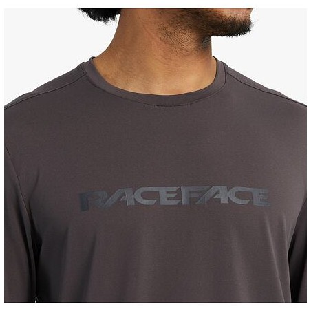 RACE FACE triko dl.rukáv COMMIT Tech Top charcoal 