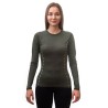 SENSOR MERINO AIR dámské triko dl.rukáv olive green 