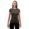 SENSOR MERINO AIR dámské triko kr.rukáv olive green 