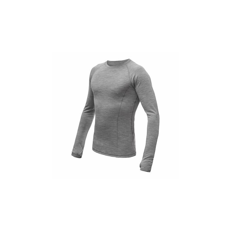 SENSOR MERINO BOLD pánské triko dl.rukáv cool gray 