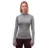 SENSOR MERINO BOLD dámské triko dl.rukáv roll neck cool gray 