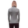 SENSOR MERINO BOLD dámské triko dl.rukáv roll neck cool gray 