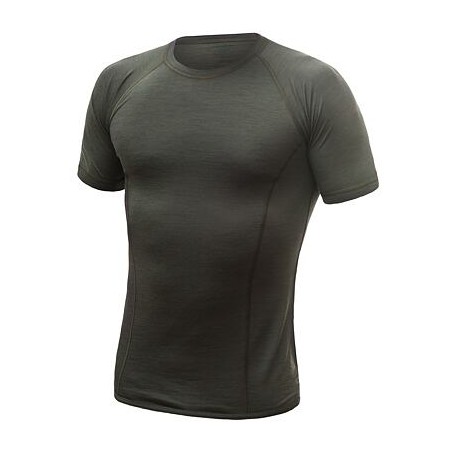 SENSOR MERINO AIR pánské triko kr.rukáv olive green 